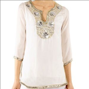 Gretchen Scott Starry Night Beautiful Silk Tunic